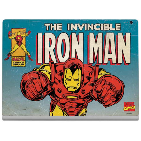 Marvel Classic Comics The Invincible Iron Man Surface Book 2 13.5in Skin